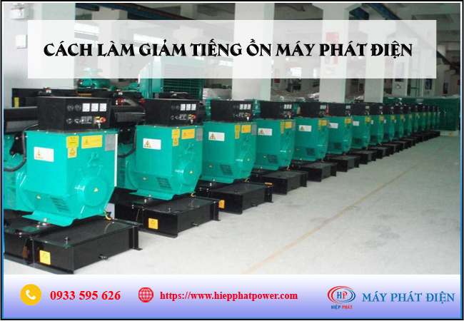 Cách làm giảm tiếng ồn của máy phát điện