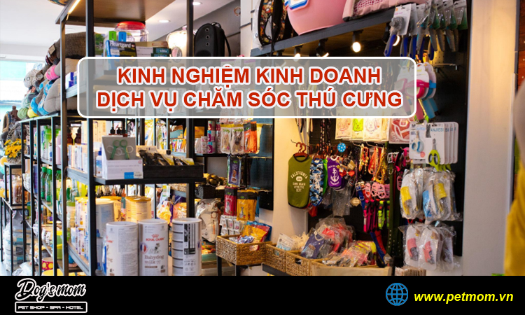 Kinh nghiệm kinh doanh dự án chăm sóc thú cưng