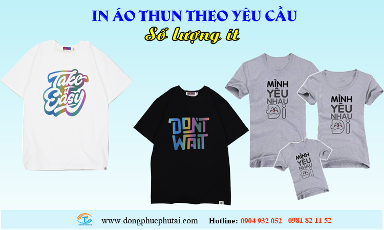 In áo thun theo yêu cầu giá rẻ