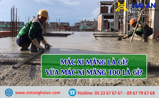 Vữa xi măng mác 100